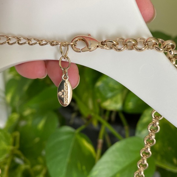 Ann Taylor Vintage Short Pink Crystal Necklace - Picture 3 of 3